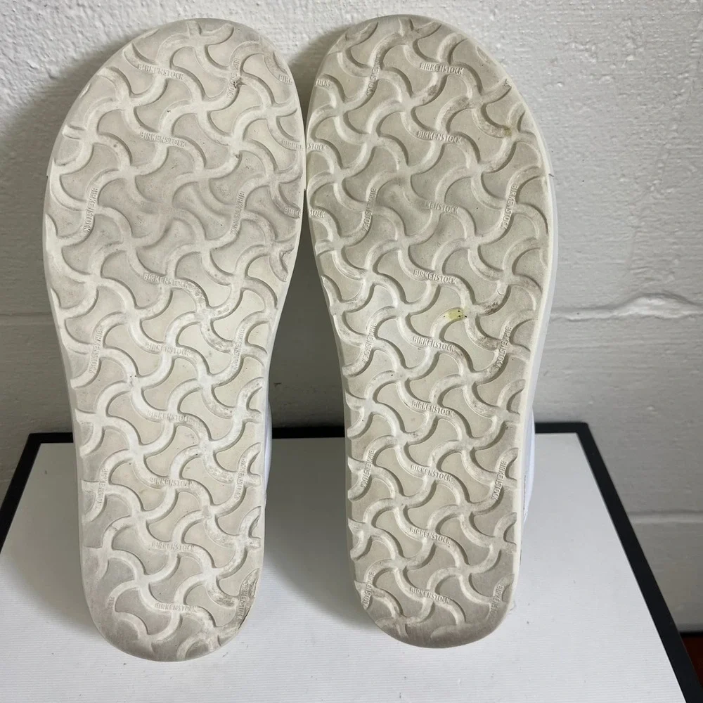 Birkenstock Bend Low White Leather Comfort Sneaker Lace up Women's 41 EU/10 US - Picture 8 of 10